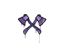 Sealed Graffiti | X-Axes (Monster Purple)