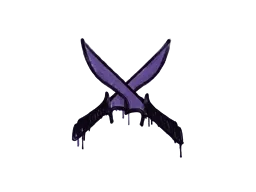 Sealed Graffiti | X-Knives (Monster Purple)