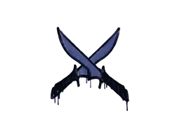 Sealed Graffiti | X-Knives (SWAT Blue)