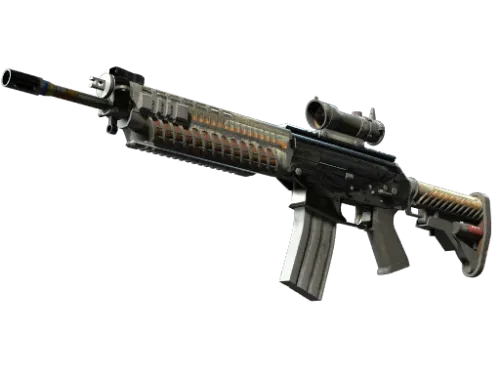 SG 553 | Aerial (Battle-Scarred)