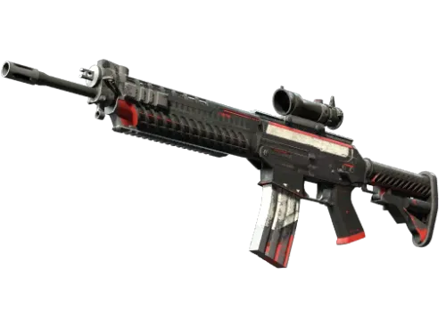 SG 553 | Cyrex (Battle-Scarred)