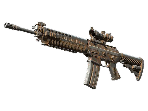 SG 553 | Safari Print (Battle-Scarred)