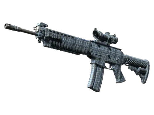 SG 553 | Waves Perforated (Field-Tested)