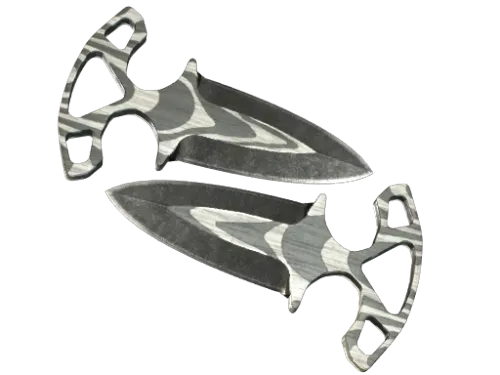 ★ Shadow Daggers | Black Laminate (Well-Worn)