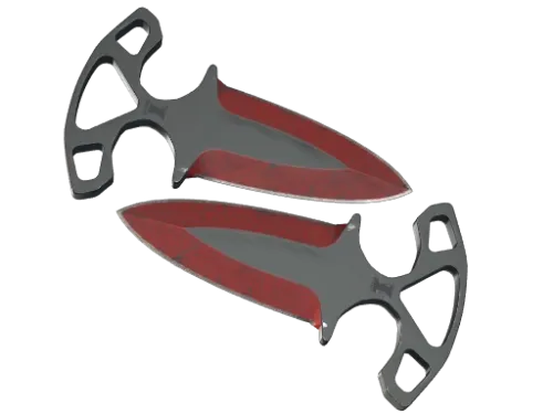 ★ Shadow Daggers | Crimson Web (Well-Worn)