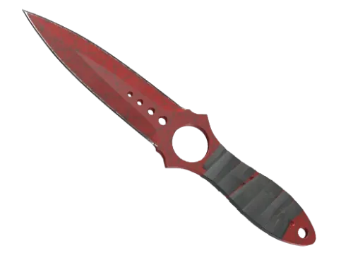 ★ Skeleton Knife | Crimson Web (Well-Worn)