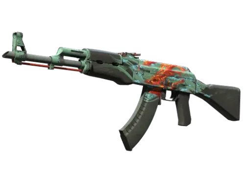Souvenir AK-47 | Aquamarine Revenge (Well-Worn)