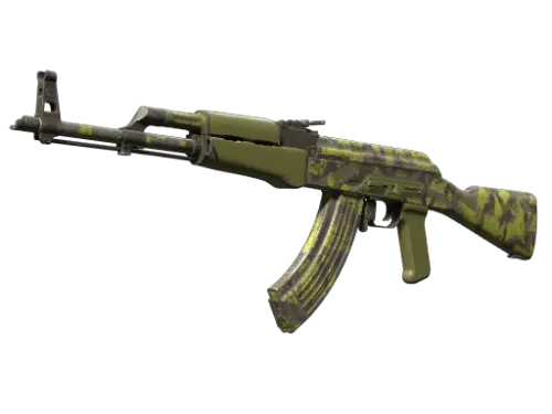 Souvenir AK-47 | Olive Polycam (Well-Worn)