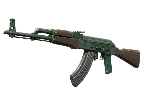 Souvenir AK-47 | Wintergreen (Battle-Scarred)