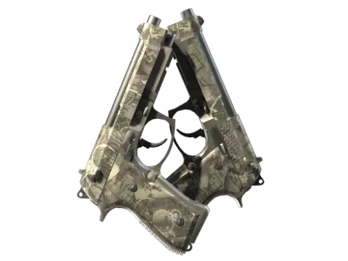 Souvenir Dual Berettas | Heist (Well-Worn)