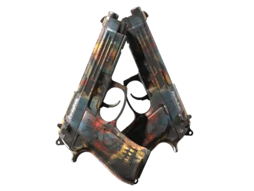 Souvenir Dual Berettas | Hideout (Field-Tested)