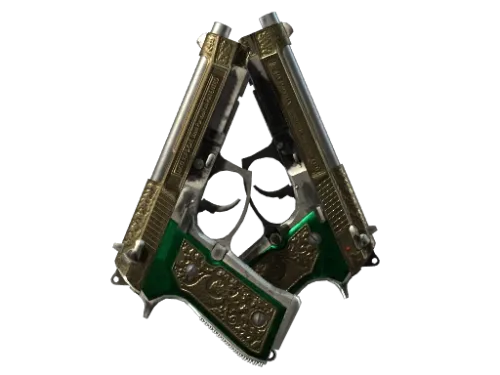 Souvenir Dual Berettas | Royal Consorts (Battle-Scarred)