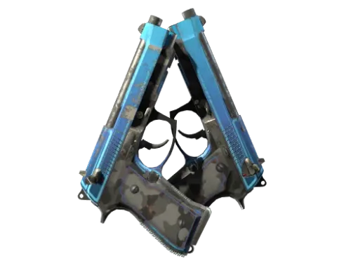 Souvenir Dual Berettas | Urban Shock (Well-Worn)