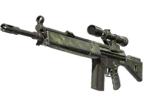 Souvenir G3SG1 | Green Cell (Battle-Scarred)