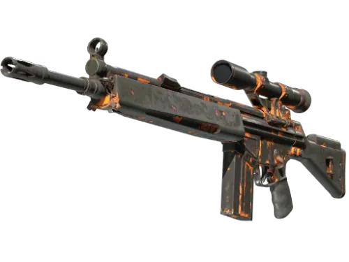 Souvenir G3SG1 | Orange Crash (Battle-Scarred)