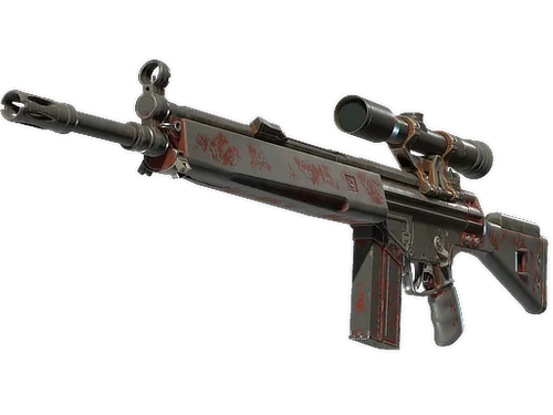 Souvenir G3SG1 | Red Jasper (Battle-Scarred)