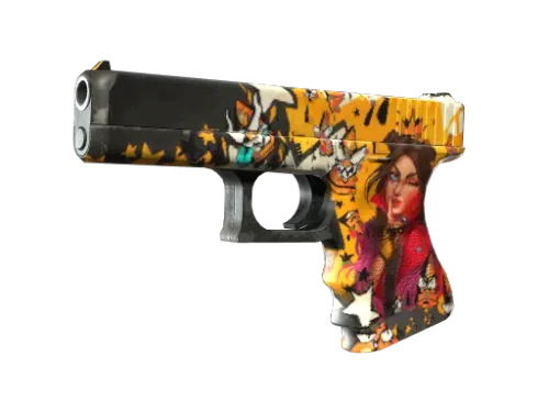 Souvenir Glock-18 | Bullet Queen (Well-Worn)