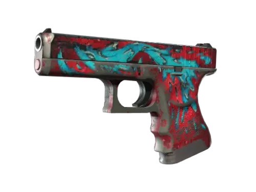 Souvenir Glock-18 | Water Elemental (Battle-Scarred)