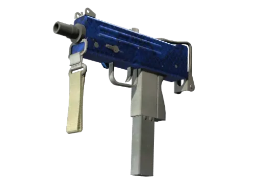 Souvenir MAC-10 | Lapis Gator (Well-Worn)