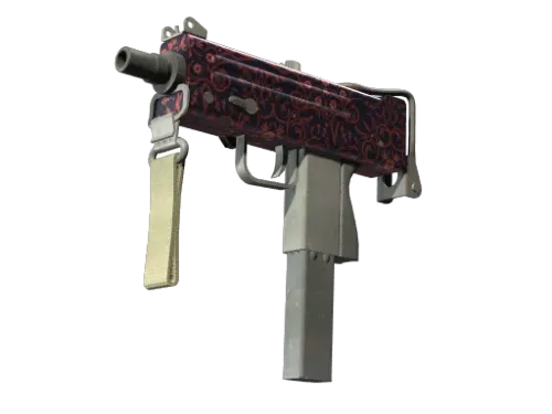 Souvenir MAC-10 | Red Filigree (Minimal Wear)