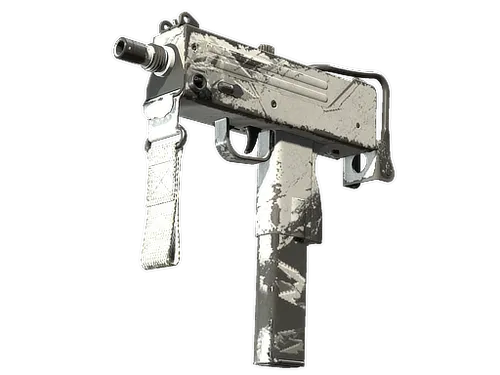 Souvenir MAC-10 | Snow Splash (Well-Worn)