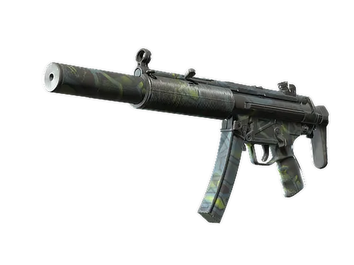 Souvenir MP5-SD | Lime Hex (Well-Worn)