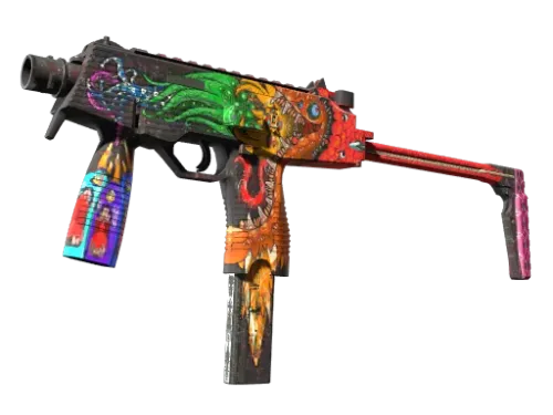 Souvenir MP9 | Food Chain (Well-Worn)