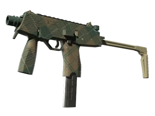Souvenir MP9 | Green Plaid (Minimal Wear)