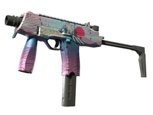 Souvenir MP9 | Mount Fuji (Well-Worn)