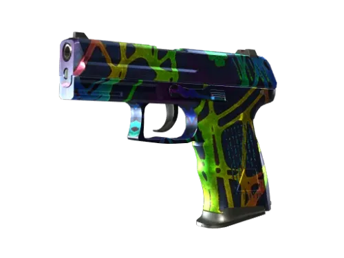 Souvenir P2000 | Acid Etched (Well-Worn)