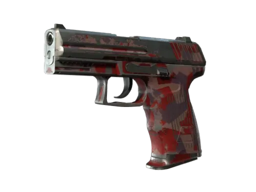 Souvenir P2000 | Red FragCam (Battle-Scarred)