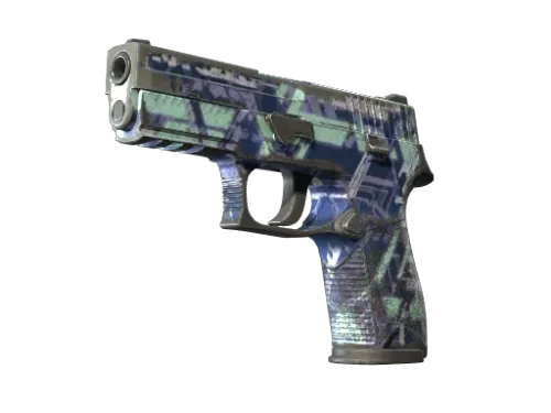 Souvenir P250 | Digital Architect (Battle-Scarred)