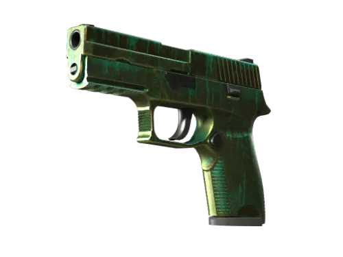 Souvenir P250 | Verdigris (Battle-Scarred)