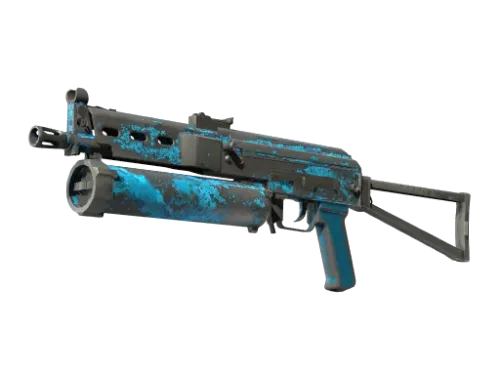 Souvenir PP-Bizon | Blue Streak (Battle-Scarred)