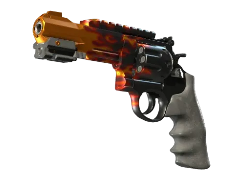 Souvenir R8 Revolver | Blaze (Minimal Wear)