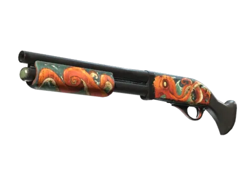 Souvenir Sawed-Off | The Kraken (Well-Worn)