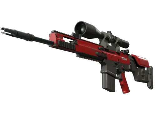 Souvenir SCAR-20 | Crimson Web (Minimal Wear)