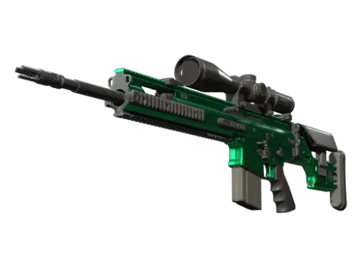Souvenir SCAR-20 | Emerald (Minimal Wear)
