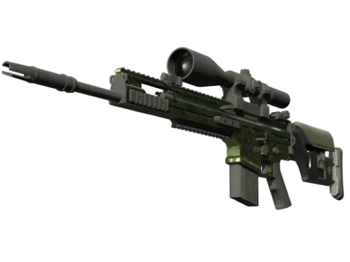 Souvenir SCAR-20 | Green Marine (Well-Worn)