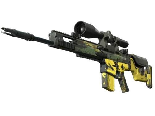 Souvenir SCAR-20 | Jungle Slipstream (Well-Worn)