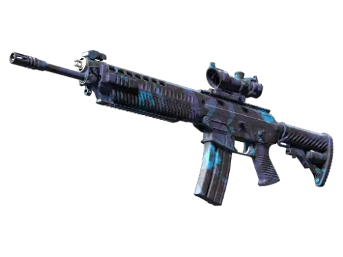 Souvenir SG 553 | Aloha (Minimal Wear)