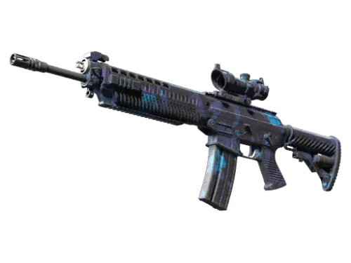 Souvenir SG 553 | Aloha (Well-Worn)
