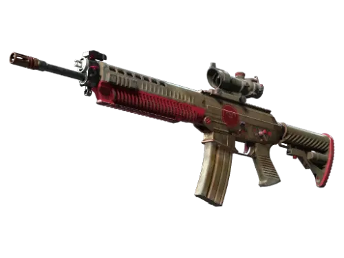 Souvenir SG 553 | Berry Gel Coat (Field-Tested)