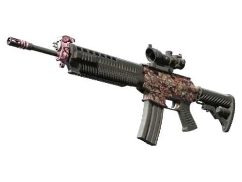 Souvenir SG 553 | Desert Blossom (Battle-Scarred)