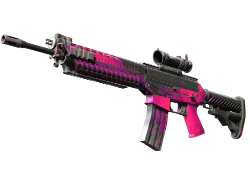 Souvenir SG 553 | Pulse (Well-Worn)