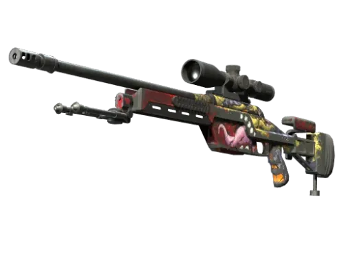 Souvenir SSG 08 | Bloodshot (Battle-Scarred)