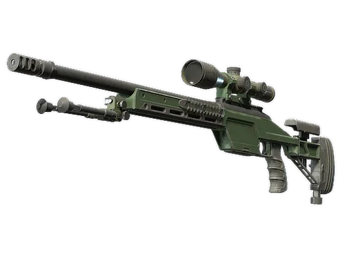 Souvenir SSG 08 | Green Ceramic (Battle-Scarred)