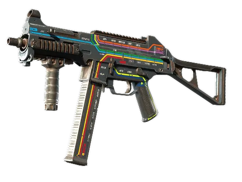 Souvenir UMP-45 | Late Night Transit (Battle-Scarred)