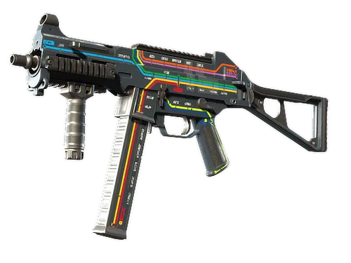 Souvenir UMP-45 | Late Night Transit (Well-Worn)