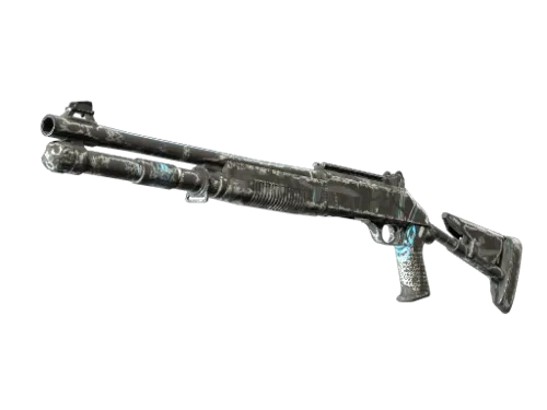 Souvenir XM1014 | Blue Tire (Well-Worn)